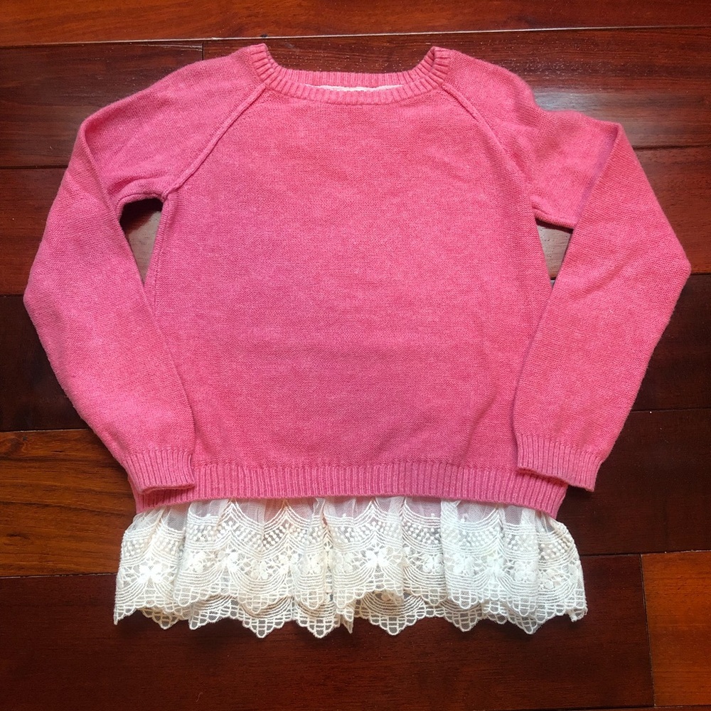 Tucker+Tate Girls Pink Sweater